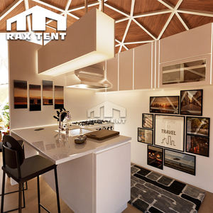 Dôme géodésique en verre RAXTENT 8M avec salle de bain et cuisine pour glamping, <span class=keywords><strong>cabane</strong></span>, maison - Product Image 6