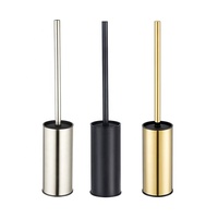 Ensemble brosse et support WC en acier inoxydable personnalisable avec logo – Nettoyage de cuvette