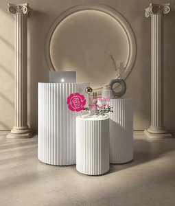 Văn phòng nhỏ bàn tiếp tân bán vòng tròn thiết kế bàn tiếp tân hình vòm thẩm mỹ - Product Image 4