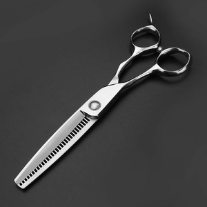 Professional 5.5 Inch Reversed Teeth Hair <b>Thinning</b> Scissors Texture Barber Scissors Japan 440C Thinner Hair Scissors - Product Image 5