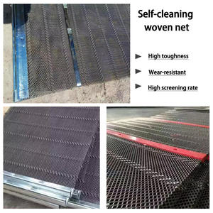 Pantalla antiobstrucción de alta calidad, <span class=keywords><strong>malla</strong></span> de alambre de acero autolimpiante, pantalla de filtro de arena y grava, Material húmedo, <span class=keywords><strong>malla</strong></span> de alambre de Metal - Product Image 3
