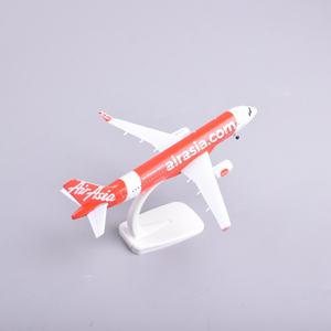 Modelo de Avião Diecast Air <span class=keywords><strong>Asia</strong></span> 20cm A320 Escala 1/300 Comprimento Pintado Modelo de Aeronave de Metal Presente - Product Image 3