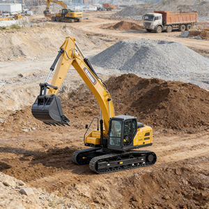 En stock, très demandée, Mini-excavatrice sur chenilles d'occasion XE200GA 2020, 21 tonnes, avec boîte de vitesses Cummins, moteur hydraulique et marteau brise-roche, puissance 125 kW - Product Image 6