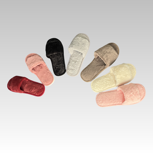 Pantuflas Abiertas para Mujer Pantuflas Gruesas de Invierno para Mujer y Hombre. Pantuflas de Felpa para Mujer. - Product Image 2