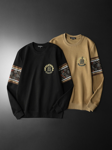 T-shirt à manches longues <span class=keywords><strong>pour</strong></span> hommes d'âge <span class=keywords><strong>moyen</strong></span>, nouveau sweat-shirt à col rond automne-hiver 2026, haut <span class=keywords><strong>en</strong></span> velours haut de gamme <span class=keywords><strong>pour</strong></span> hommes - Product Image 1