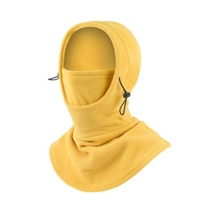 Qianqianwo Winter Warm Face Mask 100% Polyester Thermal Windproof Cycling Outdoor Headwear Unisex Full Coverage Neck Protection - Product Image 2
