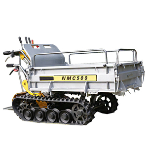 Cheap 500kg <b>Track</b> <b>Dumper</b> Mini Crawler Transporter Rubber Dump Trucks for Sale with EPA China - Product Image 1