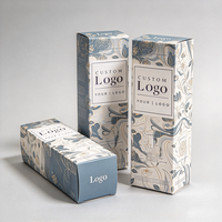 Boîte d'emballage de luxe personnalisée pour parfums, boîte en papier cosmétique, carton pliable imprimé pour bougies, huiles essentielles, détartreurs dentaires