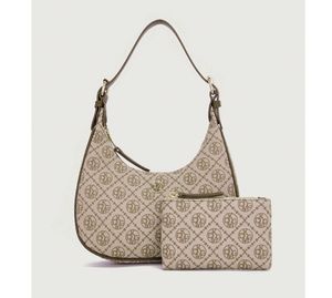 Borsa Tote da <span class=keywords><strong>Donna</strong></span> in PU Marrone di Alta Qualità con Decorazione di Perle e Chiusura a Cerniera, Sotto i 2000 Euro, MOQ 3 Pezzi con Logo Personalizzato - Product Image 1