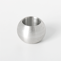 Esfera Hueca de Acero Inoxidable y Aluminio, Fabricada con CNC, de Alta Precisión, Superficie Lisa, Ligera, para Conexión Mecánica
