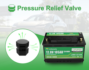 แบตเตอรี่สตาร์ทรถยนต์โซเดียมไอออน 12V 60Ah 80Ah 90Ah 100Ah ค่า CCA สูง ทนอุณหภูมิสูง - Product Image 5