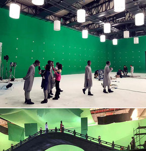 Bán Buôn Nền Đứng Với 3*3M Nhiếp Ảnh Màu Xanh Lá Cây Màn Hình <span class=keywords><strong>Kit</strong></span> Sống Nhiếp Ảnh Màu Xanh Lá Cây Vải Màn Hình Mền Vải - Product Image 6