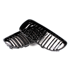 Grille de pare-chocs avant double ligne ABS noir brillant pour <span class=keywords><strong>BMW</strong></span> série 3 <span class=keywords><strong>E90</strong></span> LCI 2008-2011 M style grille de pare-chocs - Product Image 3
