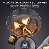 Pierres à whisky réutilisables en acier inoxydable 304 écologiques pour la vente en gros – Glaçons pour whisky, refroidissement de cocktails, outils de bar