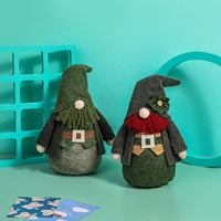 Ornement en peluche Tomte de Pâques gnomique suédois en coton avec éclairage pour la maison en Irlande du Nord, pour plateau à étages ou bureau