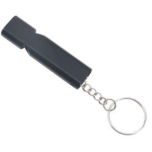Silbato de Aleación de Aluminio de Doble Frecuencia y Alta Frecuencia, Equipo de Rescate y Supervivencia al Aire Libre, Mosquetones Planos, Llaveros con Logotipo Personalizado - Product Image 5