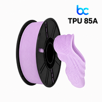 Filament d'impression 3D Becreative Ultra Soft TPU 85A 1,75 mm 1 kg, texture silicone, 450 % d'élongation, 0,02 mm, compatible 190-230