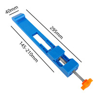 Guide de base réglable pour machine de découpe, rail de support rectangulaire, pince innovante, guide de scie circulaire, pince de positionnement pour fraisage