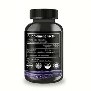 Suplemento de Resveratrol de Alta Calidad que Favorece la Salud del Corazón, el Flujo Sanguíneo y Aumenta el Oxígeno en Sangre para Adultos, Cápsulas de Resveratrol - Product Image 4