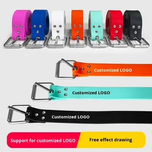 Ceinture de plongée en silicone antidérapante pour plongeurs avec boucle en acier 316 et vis de haute qualité - Product Image 1