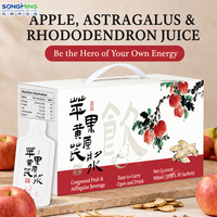 Nouvelle Boisson Rafraîchissante Saveur Pomme et Huangqi Original, Liqueur de Huangqi Ophiopogon, Boisson Aromatisée aux Baies de Goji