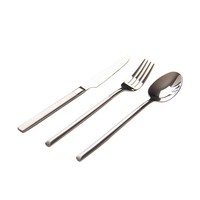 Ensemble de couverts en acier inoxydable, fourchette, cuillère, couteau, argenté, pour restaurant, hôtel, couverts exclusifs, vente chaude