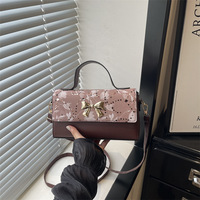 Sac à main en cuir PU pour femme avec nœud papillon, poignée supérieure et bandoulière, petit sac bandoulière