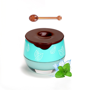 Bee Balm Honey Pot <strong>Lip</strong> Mask With Brush Moisturizing Hydrating Exfoliator for Dry and Cracked <strong>Lips</strong> ODM Beauty Makeup <strong>Lip</strong> Mask - Product Image 3