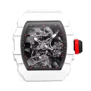 Reloj de Lujo Automático Digital a Prueba de Agua con Caja de Cristal de Zafiro, Correa de Lona de 24 mm de Fibra de Carbono, Reserva de Energía, Ideal para Regalo - Product Image 4