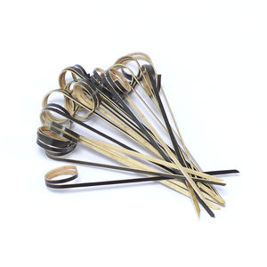 Personalizar cócteles sushi fruta hamburguesa patata bambú lazo pincho palos <span class=keywords><strong>de</strong></span> bambú anillo <span class=keywords><strong>de</strong></span> bambú pincho para barbacoa - Product Image 4