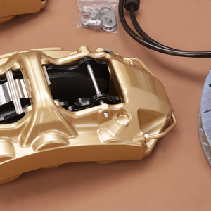 Pour <span class=keywords><strong>Land</strong></span> <span class=keywords><strong>Rover</strong></span> Defender <span class=keywords><strong>Discovery</strong></span> 2/3/4 Freelander 2 Evoque mise à niveau tout-terrain grand Kit de frein 6 Pot GT6 étriers de frein Rotors de frein - Product Image 5