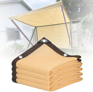Grande <span class=keywords><strong>toile</strong></span> <span class=keywords><strong>d</strong></span>'<span class=keywords><strong>ombrage</strong></span> beige <span class=keywords><strong>pour</strong></span> terrasse extérieure, <span class=keywords><strong>pergola</strong></span>, jardin, plantes, serre, filet <span class=keywords><strong>d</strong></span>'<span class=keywords><strong>ombrage</strong></span> <span class=keywords><strong>pour</strong></span> la protection solaire et l'intimité - Product Image 1