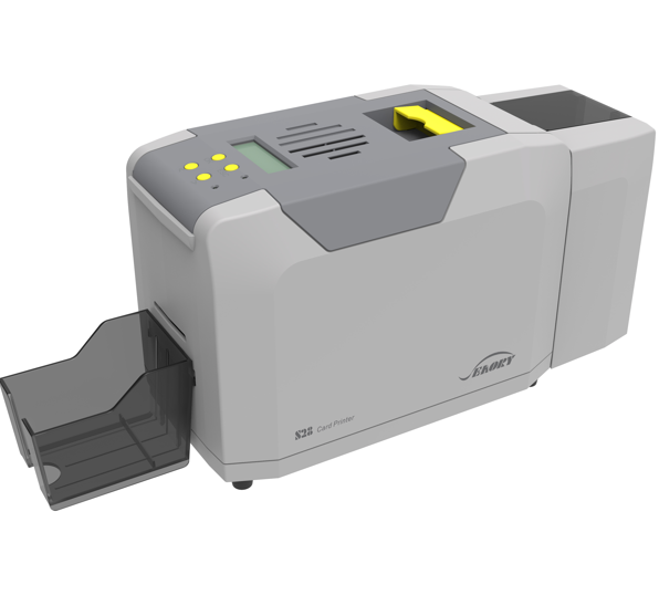 Dual-Sided Desktop Card Printer for CR80 Size Gift Cards Plastic Card Making Machine in Stock