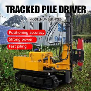 Zonne-Energie Hydraulische Heimachinemachine Met Pilling Hamer Boorpaal En Vijzel Schroef Rig - Product Image 4