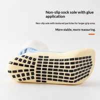 Chaussettes de football personnalisées en tricot d'automne confortables, antidérapantes et respirantes pour hommes, en spandex/polyester