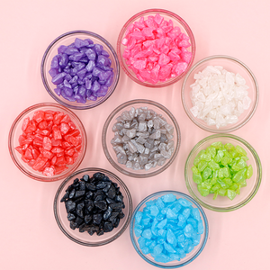 Yenilebilir karışık renk akide şekeri kristal lal kek Sprinkles ve şişe ambalajlama yılında fırın süslemeleri için zımpara - Product Image 1