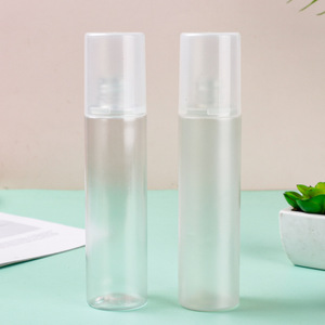 ขวดพลาสติก PET ใสสำหรับเครื่องสำอาง ฝาแบบ Snap-On ปรับความจุได้ตามต้องการ ขวดบรรจุเซรั่มและโลชั่นแบบฉีดขึ้นรูป - Product Image 4