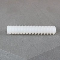 PA66 Nylon Threaded Rod Nylon Stud Bolt Insulating Corrosion Resistant Plastic Fully Threaded Rod