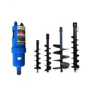 <span class=keywords><strong>Tarière</strong></span> <span class=keywords><strong>hydraulique</strong></span> à montage universel pour excavatrices de 1 à 30 tonnes, <span class=keywords><strong>Bobcat</strong></span>, Case, CAT, fabriquée en matériau haute résistance et résistant à l'usure - Product Image 2