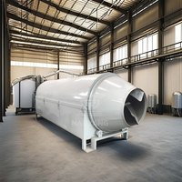 Séchoir rotatif grande capacité 1000 kg pour arachides, noix, châtaignes, pistaches, noix de pécan, noisettes – Idéal pour usines et fermes