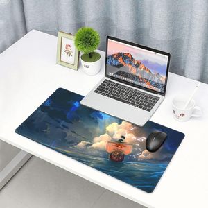 Tùy chỉnh chuột chơi game pad mở rộng lớn XL cao su + Vải Ergonomic thoải mái tùy chỉnh thiết kế cổ bàn phím Bàn Pad máy tính xách tay - Product Image 2