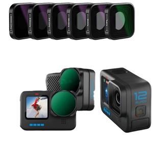 Filtro ND CPL de Difusión Personalizado, Protector para <span class=keywords><strong>Gopro</strong></span> 9 10 11 <span class=keywords><strong>Gopro</strong></span> <span class=keywords><strong>12</strong></span> - Product Image 1