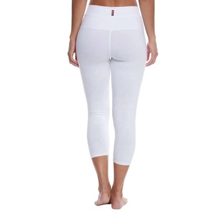 Leggings Capri Ecológicos para Mujer, de Spandex/Poliéster, con Elasticidad en Cuatro Direcciones, para Fitness, Gimnasio, Yoga y Deportes - Product Image 3