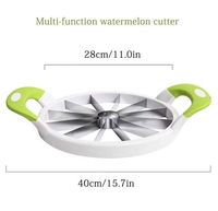 China Fabriek Promotionele Fruit Slicer Rvs Watermeloen Slicer Corer Watermeloen Cutter
