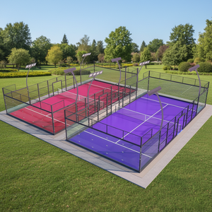 Configuration parfaite pour les terrains de padel, gazon artificiel, clôture, système fixe, construction durable en acier galvanisé de luxe - Product Image 6