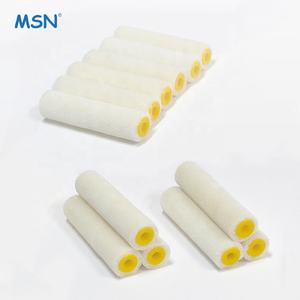 MSN 4 pollici Painter manicotto in microfibra per pittura sul tetto manicotti a rullo Mini rullo Refill 10mm Pile Nap Roller Set manicotti - Product Image 4