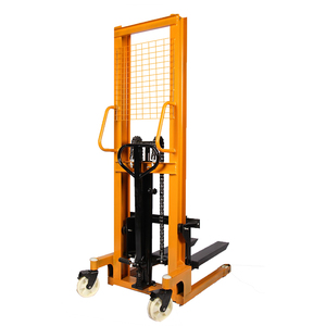 Industrial Warehouse Hand Pallet Lifts Forklift <strong>Manual</strong> Hydraulic <strong>Stacker</strong> With Adjustable Forks - Product Image 5