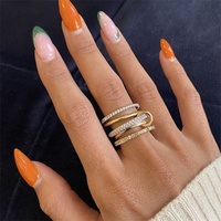Ongles français à design multiple Fake Rs Art Gel Para Unas Artificiales Jar 1 Oz Nail Acrylic Rosa Neon