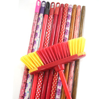 Venta al por Mayor de Palos de Escoba de Madera Recubiertos de PVC con Diseño de Panda de Dibujos Animados, Longitud de 100 cm, 120 cm, 150 cm, Diámetro de 2.5 cm, 2.2 cm