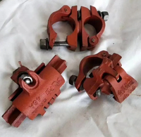 Raccord de serrage pour échafaudage forgé à chaud, galvanisé, à angle droit, pivotant, pour tube en acier de 48,3 mm, normes BS1139 EN74